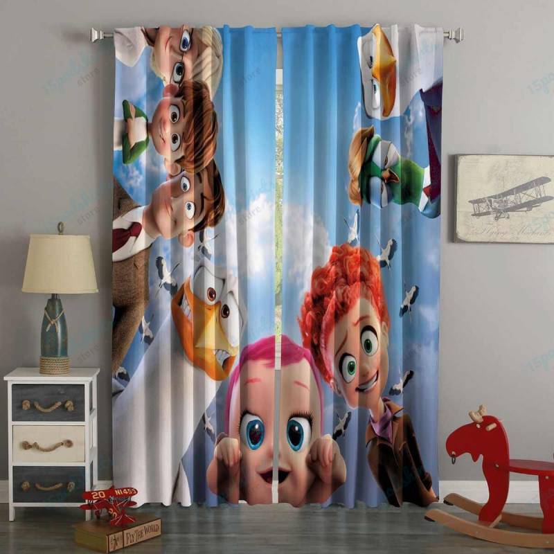 3D Printed Storks Style Custom Living Room Curtains