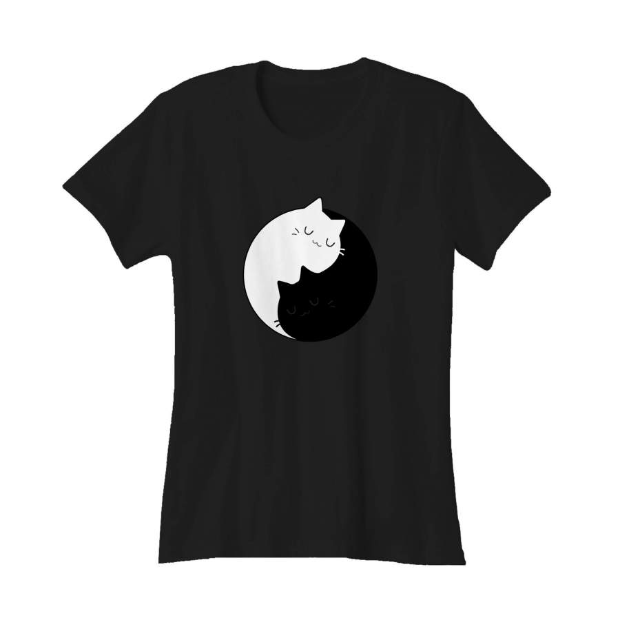 Yin Yang Cats Kittens Women’s T-Shirt