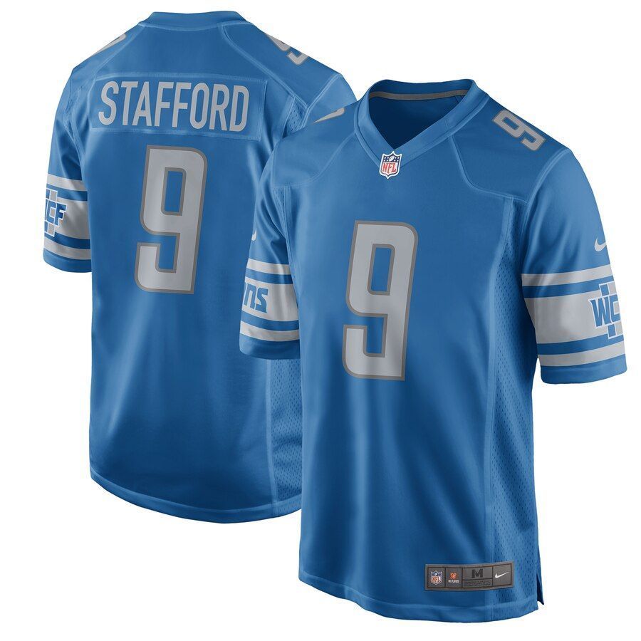 Matthew Stafford Detroit Lions Game Jersey Blue 2019