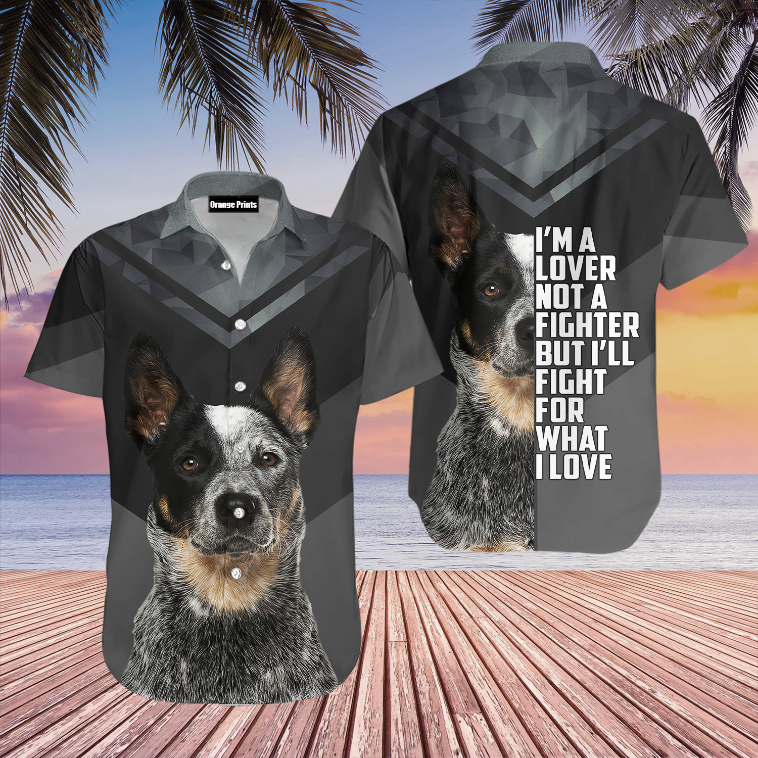 Australian Cattle Dog Aloha Hawaii Shirts For Men Women Ha6713