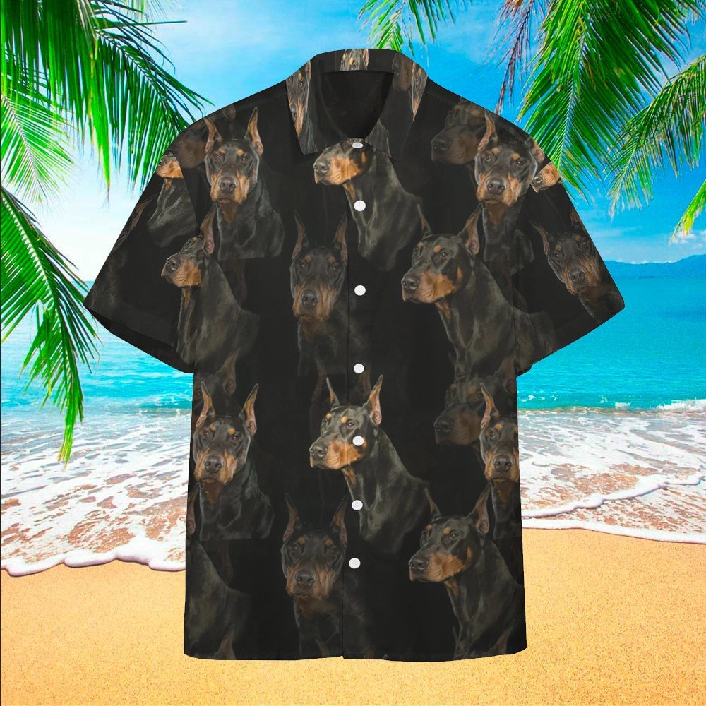 Doberman Aloha Hawaii Shirt For Lovers Ha91703