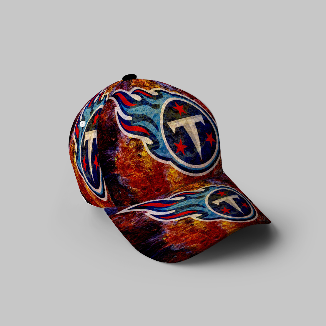 Tennessee Titans Emblem V19 3D Printing Baseball Cap Classic Hat