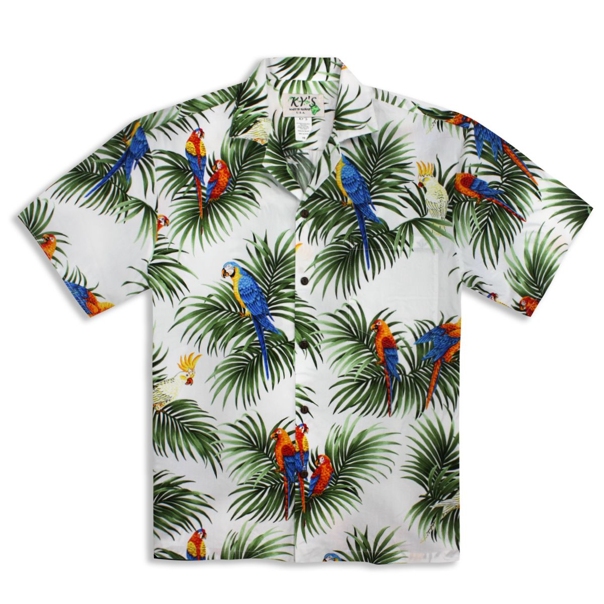 Parrot Party White Nice Design Hawaii Shirt Ha57697