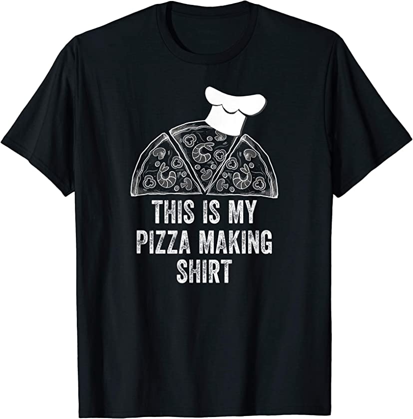 Vintage This Is My Pizza Making Shirt Funny Pizza Chef Gifts T-Shirt