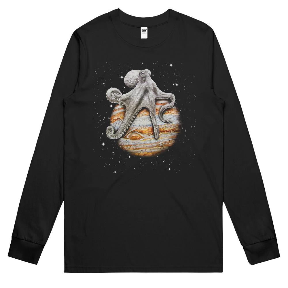 Celestial Cephalopod Long Sleeve T Shirts