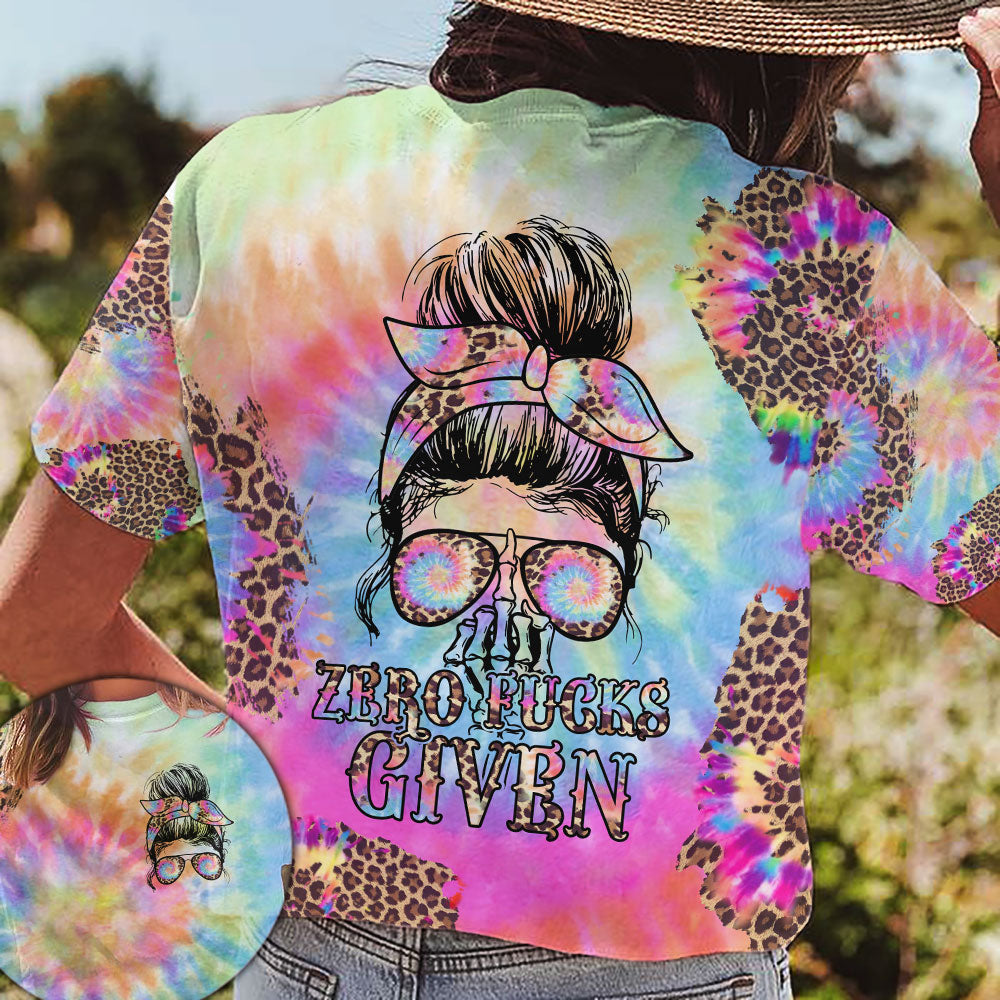 Zero Fcks Given Tie Dye Leopard All Over Print – Tltr1408211