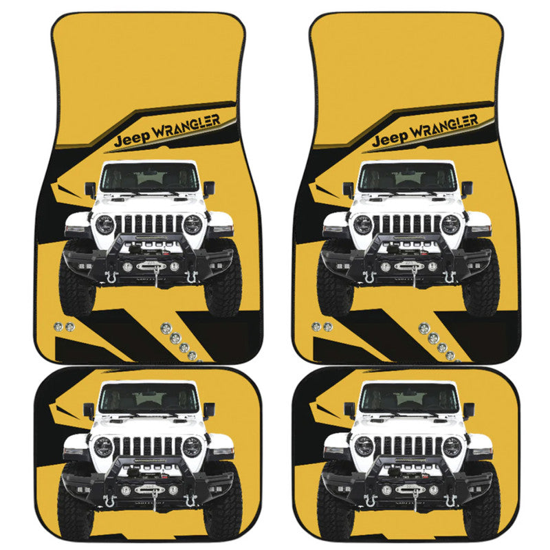 Jeep Car Mats – Car Floor Mats Car Accessories Wrangler – Yellow No.1 Lt8