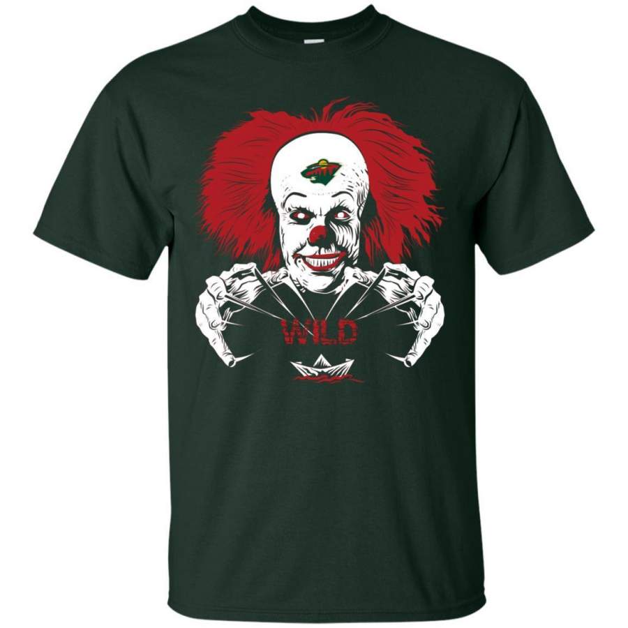 IT Horror Movies Minnesota Wild T Shirts