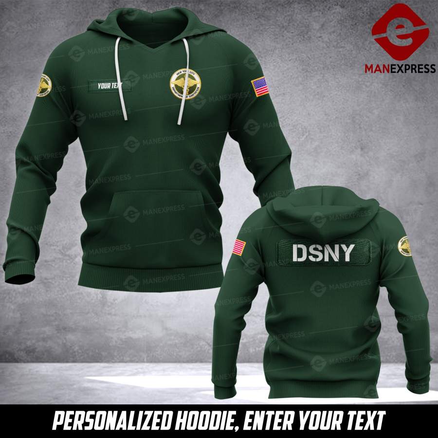 MTP New York City Department of Sanitation (DSNY) CUSTOMIZE HOODIE 3D TE 26