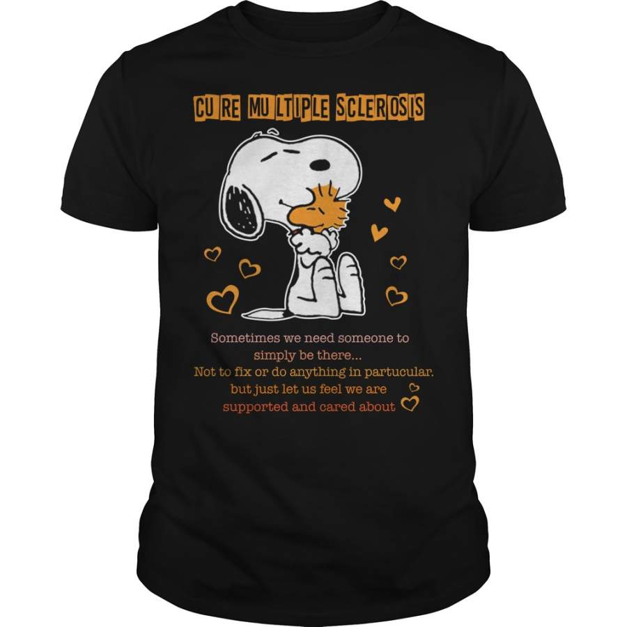 Snoopy and woodstock cure multiple sclerosis T-Shirt