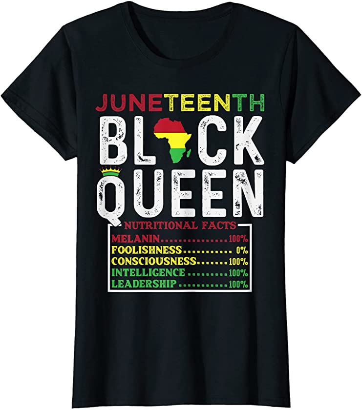 Womens Juneteenth Black Queen Melanin Mother Day Women’s MOM T-Shirt