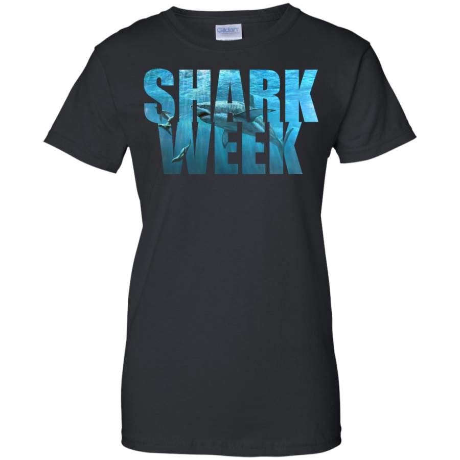 Week Of The Shark – New 2017 Graphic Funny Ladies’ T-Shirt