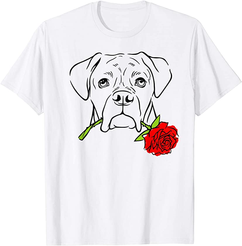 Boxer Puppy Love Valentines & Mothers Day Gift Boxer Lovers T-Shirt