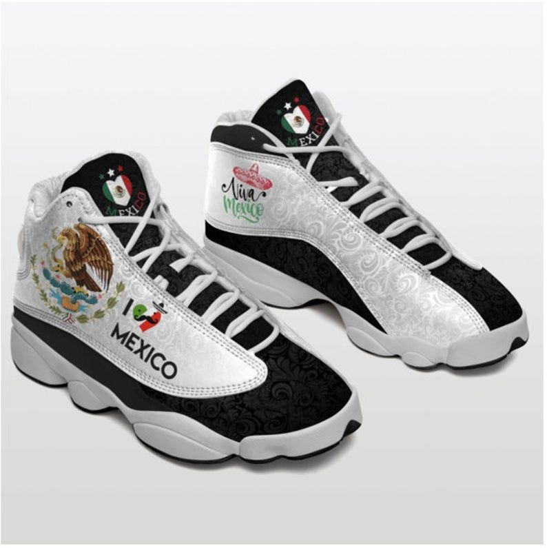 Mexico I Love JD13 Sneakers For Men and Women, Air JD13 Shoes, Basketball Shoes, Cool Shoes, Printed Shoes