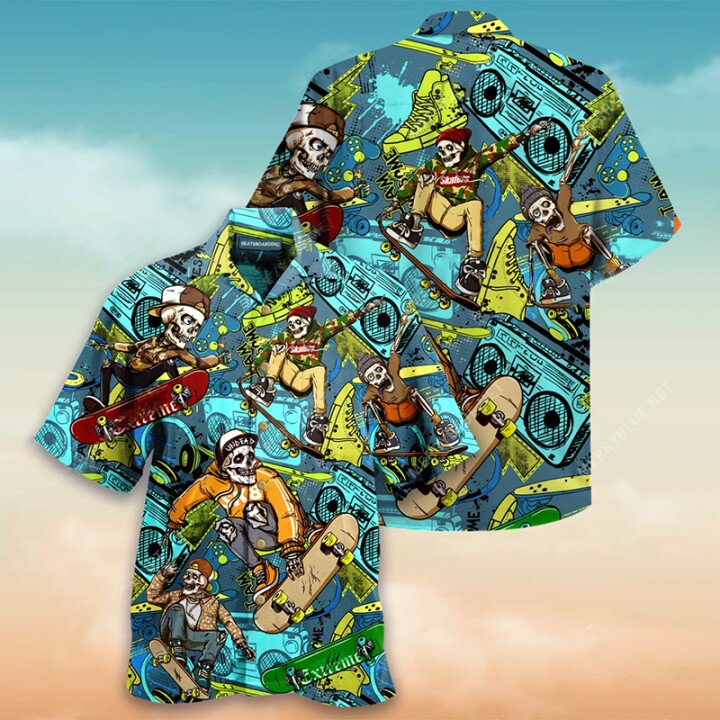 Amazing Skateboarding Hawaii Shirt For Men Women Adult Ha21972