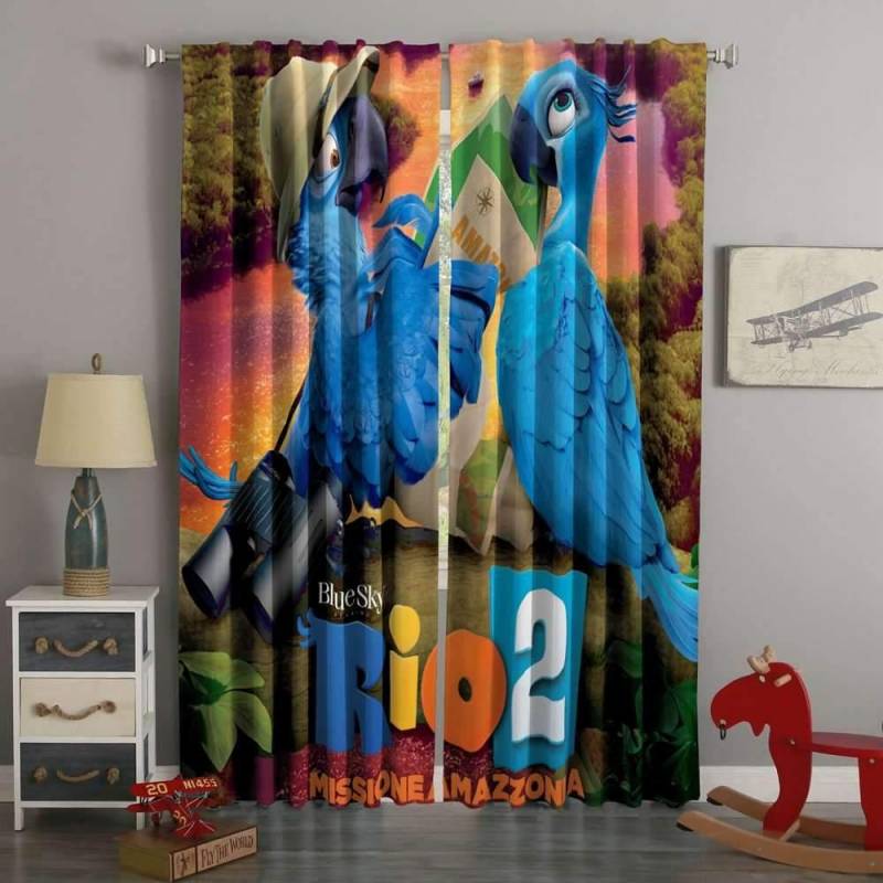 3D Printed Rio Style Custom Living Room Curtains