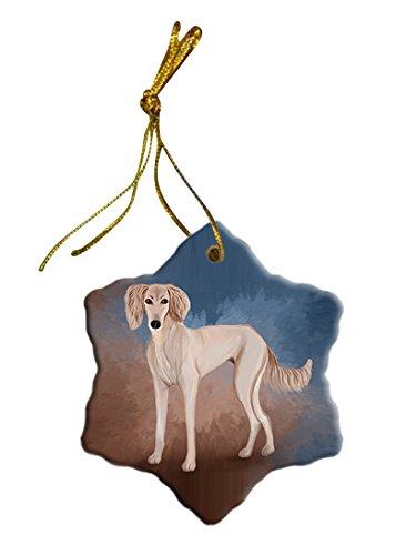 Saluki Puppy Star Porcelain Ornament Spor48086