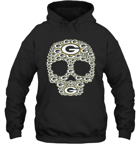 Skull Green Bay Packers Logo Hoodie