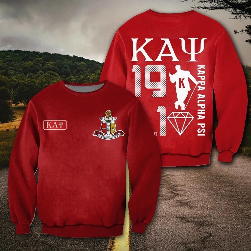 Greek Life Sweatshirt – Crewneck Sweatshirt Gentlemen Kappa Alpha Psi J5