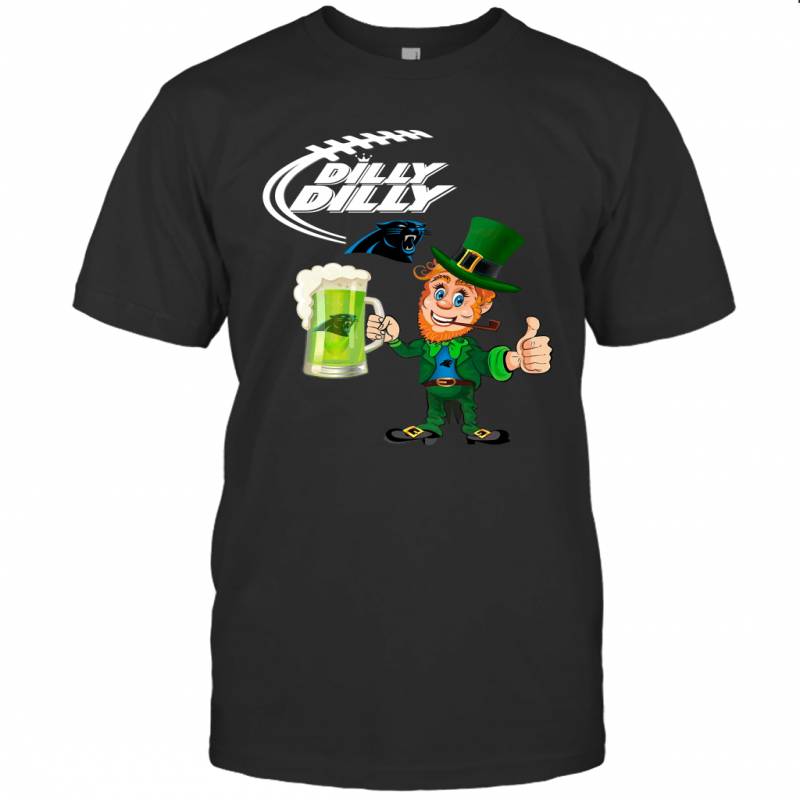 Carolina Panthers Dilly Dilly Saint Patrick Day T-Shirt