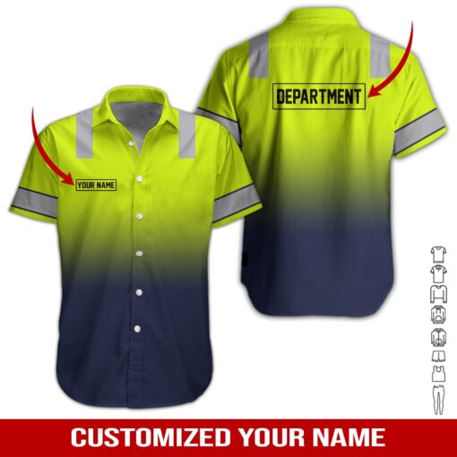 Heavy Equipment Workwear Custom Name Hawaii Shirt For Men Women Adult Ha1183