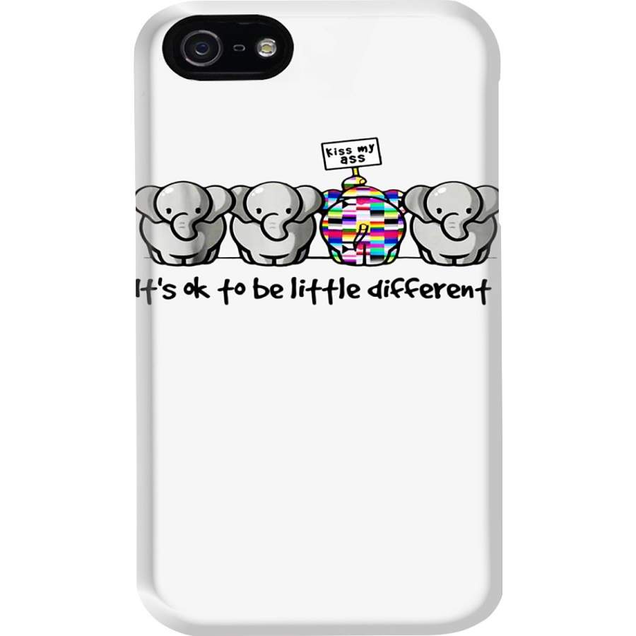 It’s Ok To Be Little Different For Elephant Lovers Phone case