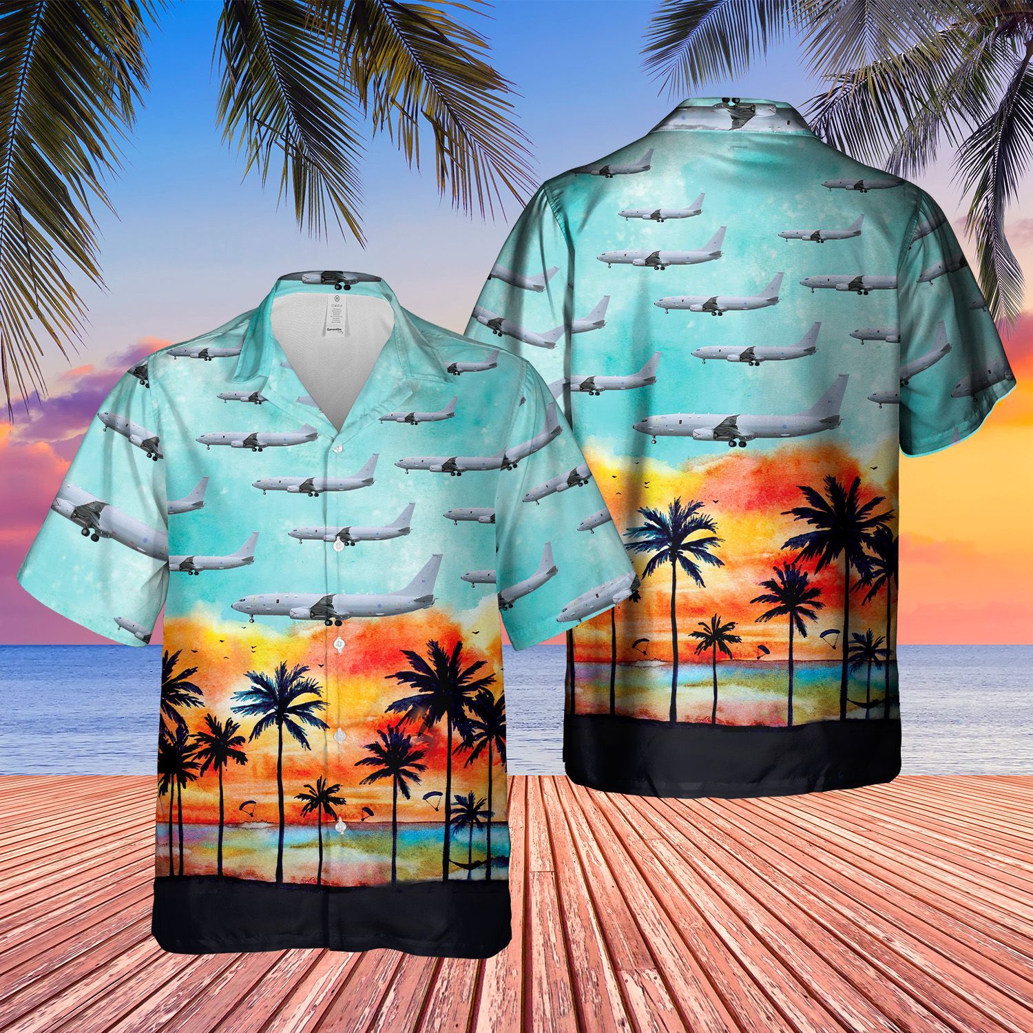 Boeing Poseidon Blue High Quality Unisex Hawaii Shirt For Men And Women Ha61486