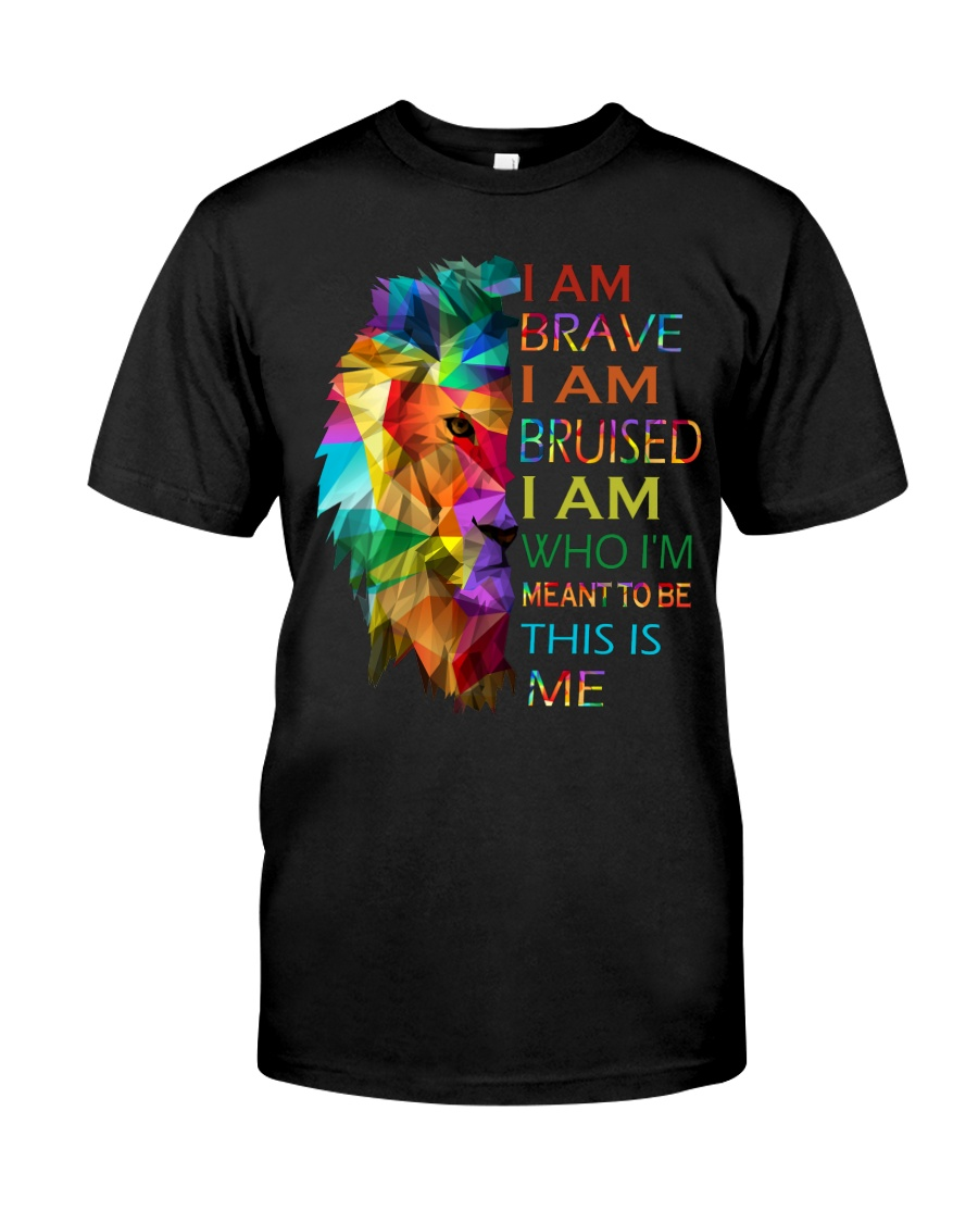 The Only Choice Classic T-Shirt | Colorful Abstract Lion T-Shirt