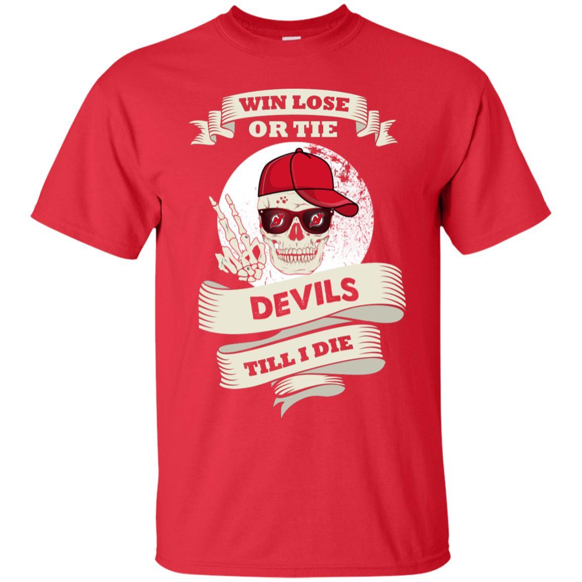 Cute Skull Say Hi New Jersey Devils Tshirt For Fans