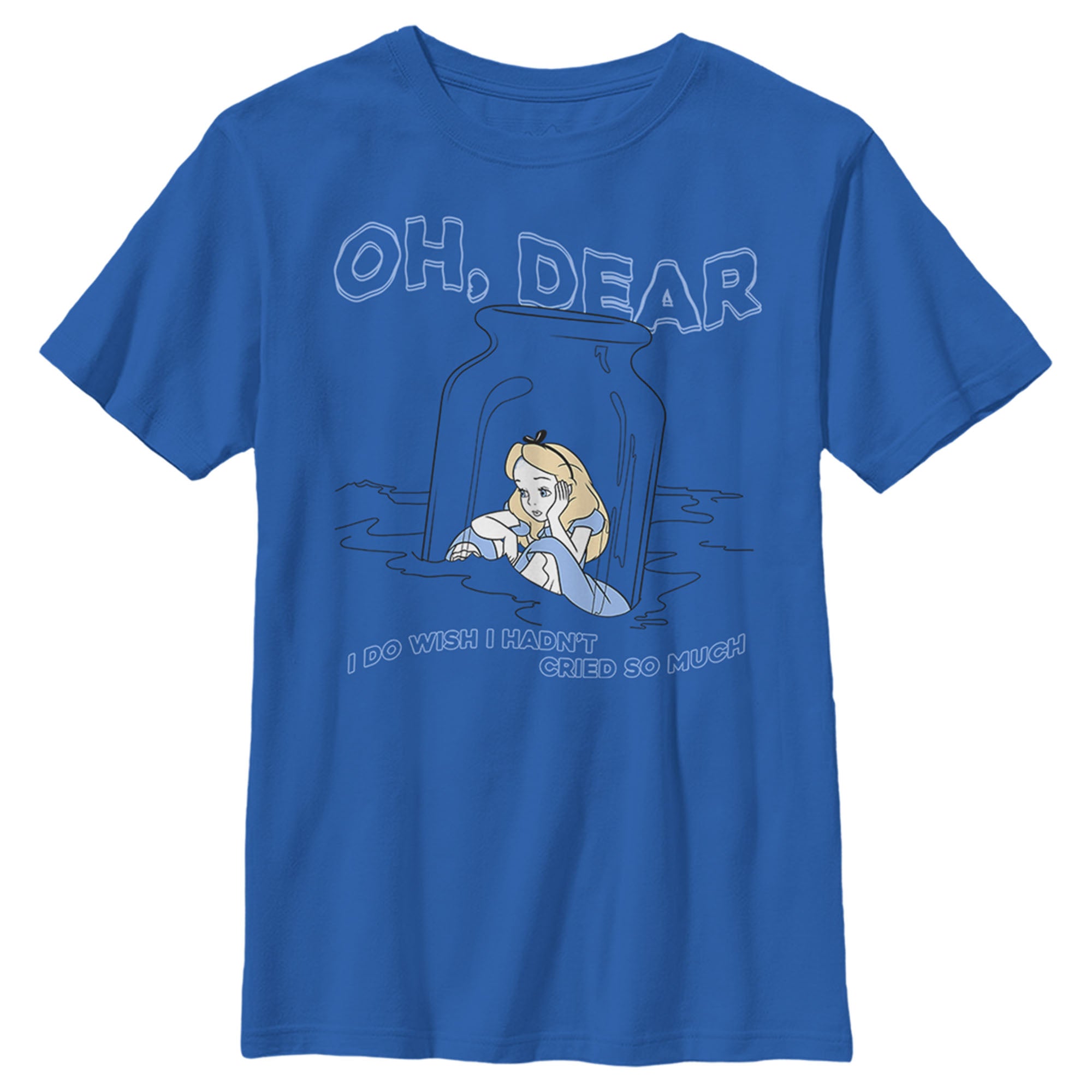 Boy’S Alice In Wonderland Alice Oh, Dear Cried So Much T-Shirt