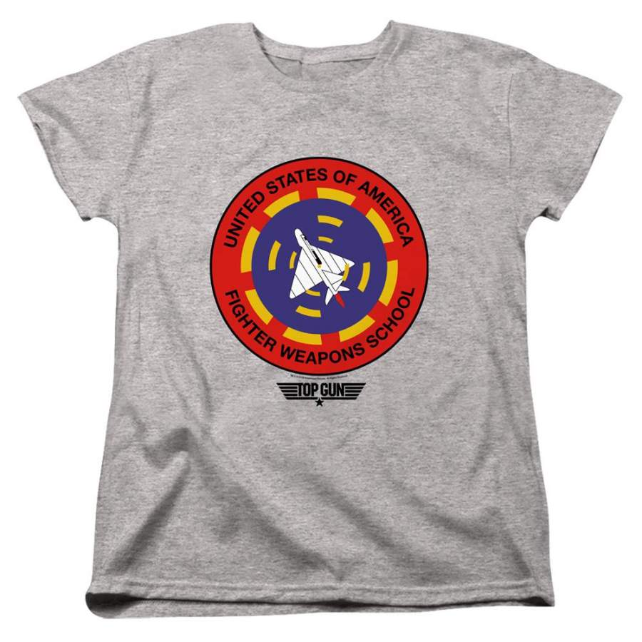 Top Gun Fighter Weapons School Women’s 18/1 Cotton Short-Sleeve T-Shirt