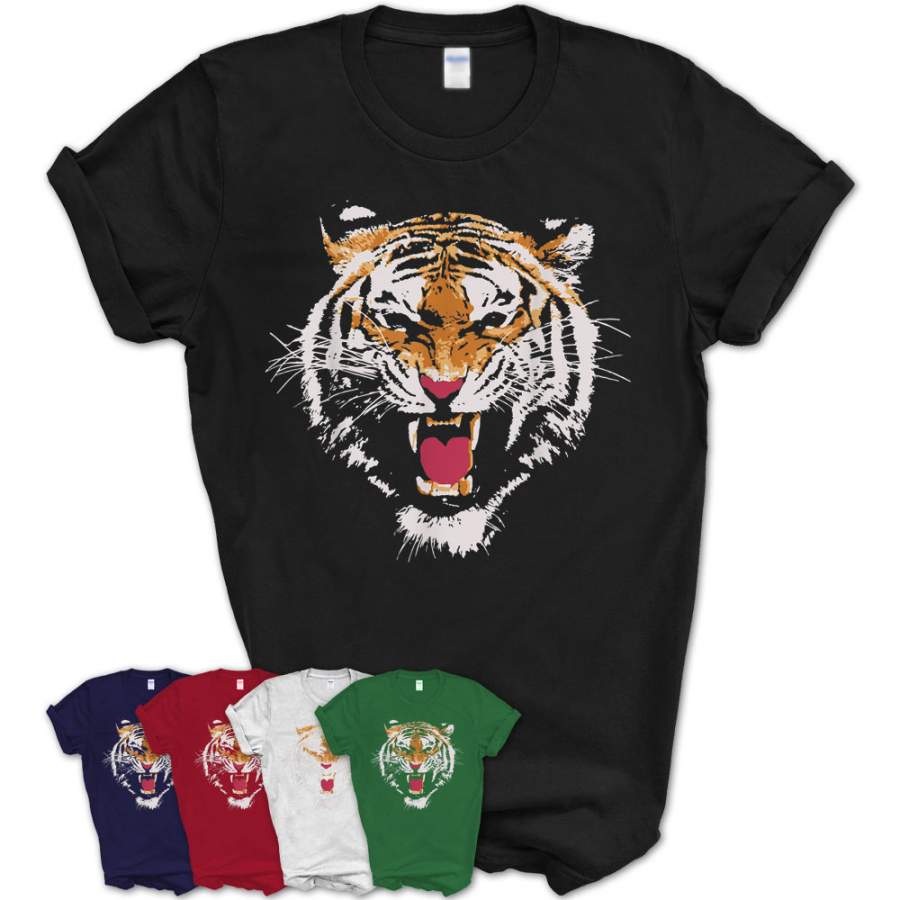 80’S Wild Tiger T-Shirt Tee – Teezou Store