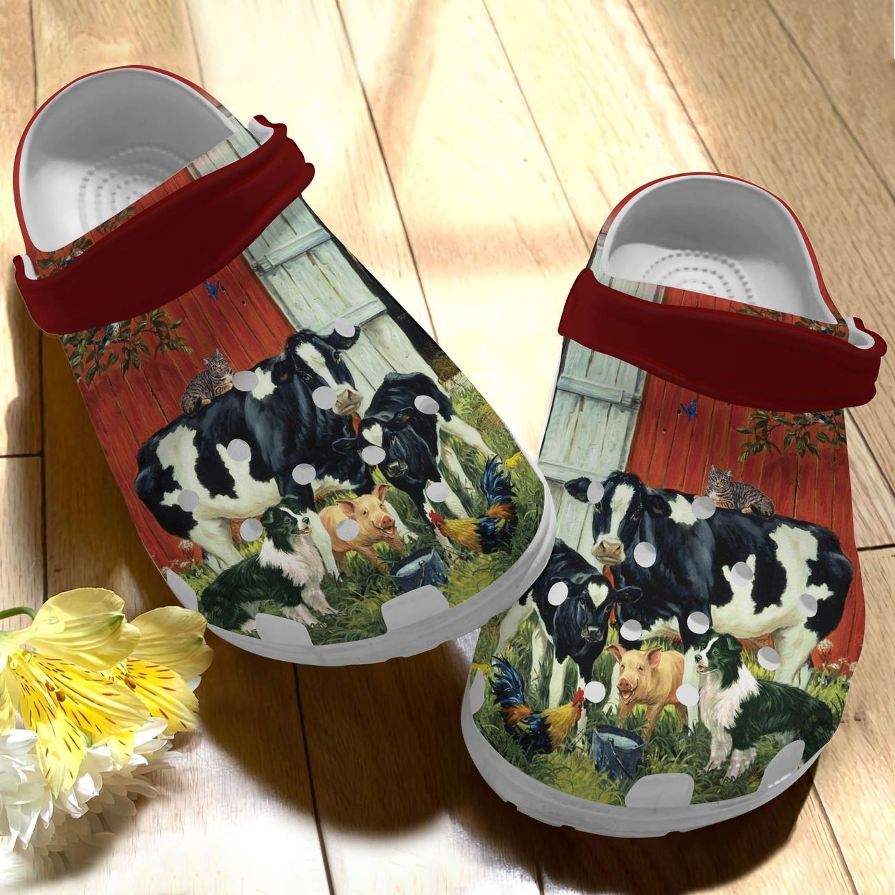 Farmer Personalize Clog, Custom Name, Text, Fashion Style For Women, Men, Kid, Print 3D Whitesole Farmer Family