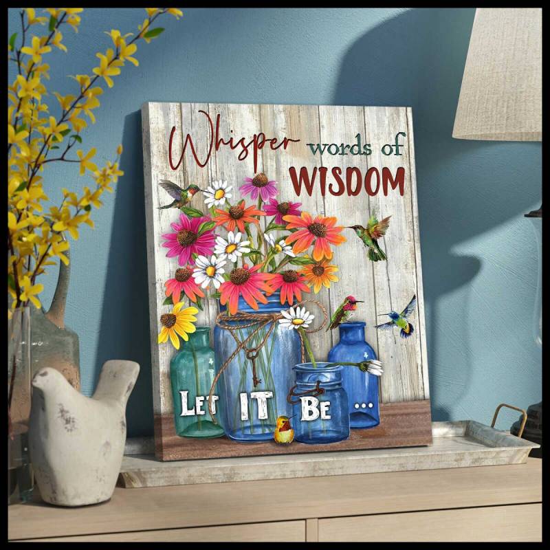 Whisper words Hummingbird Poster Canvas 5632203078