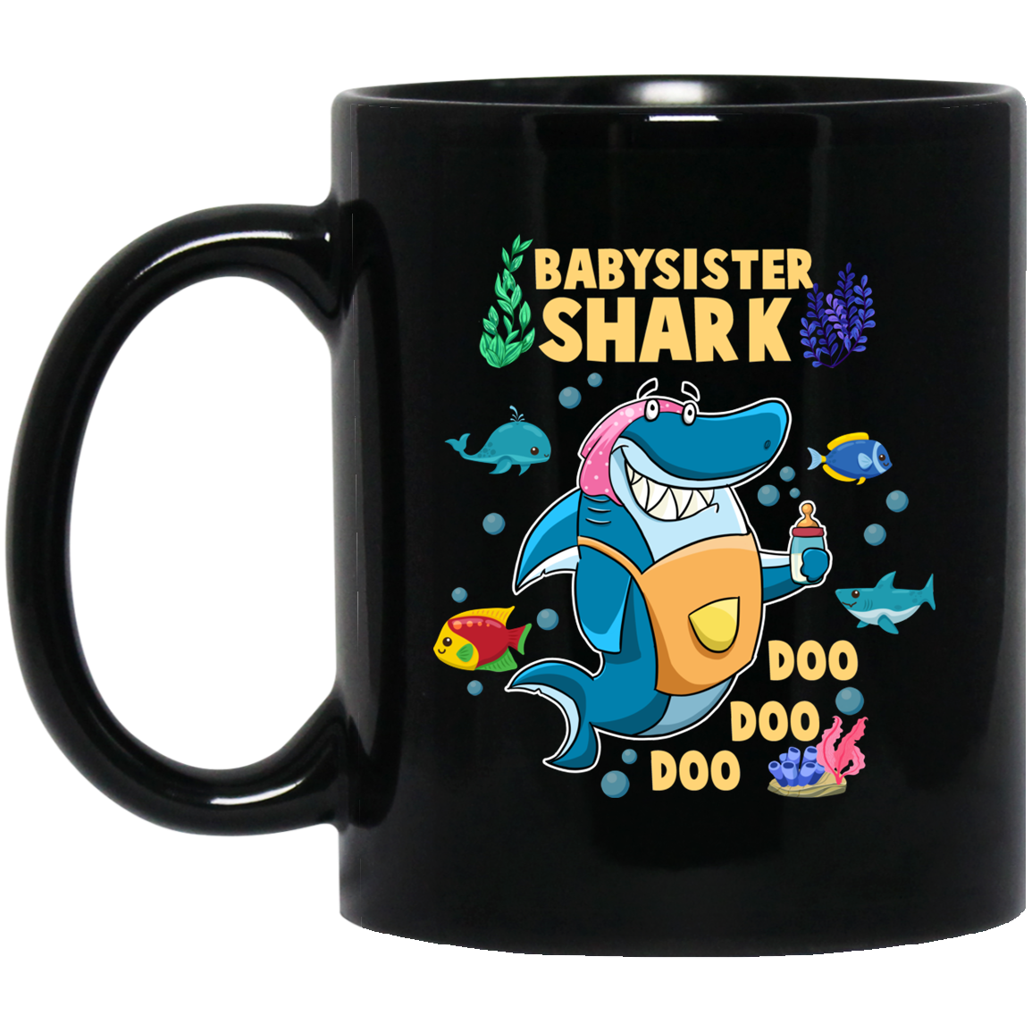 Babysister Shark Doo Doo Doo Mugs