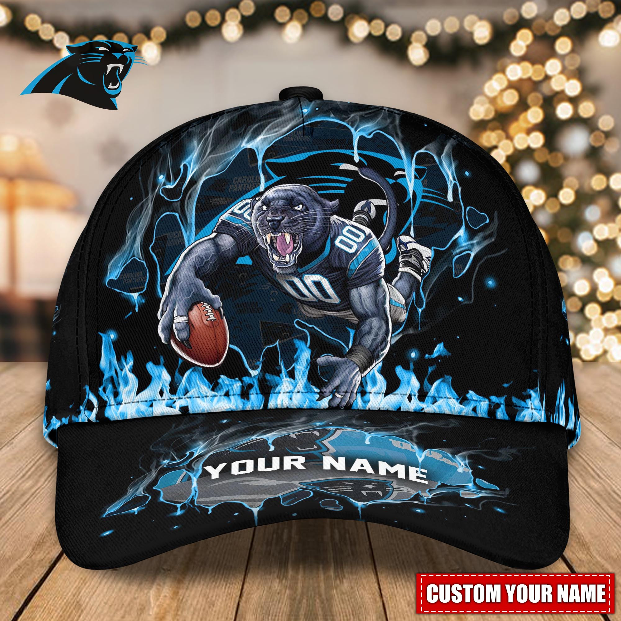 Carolina Panthers Custom Name Classic, Baseball Caps Q-47617