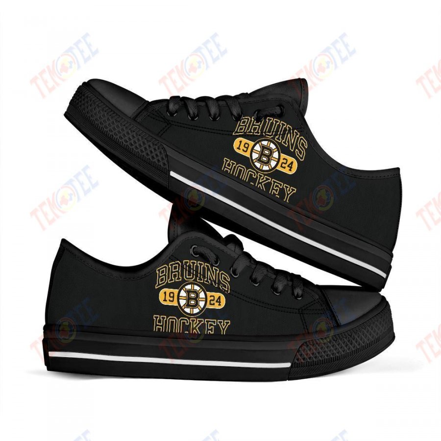 Mens Womens Boston Bruins Low Top Shoes Custom Print Footwear Convers Sneakers TMT992