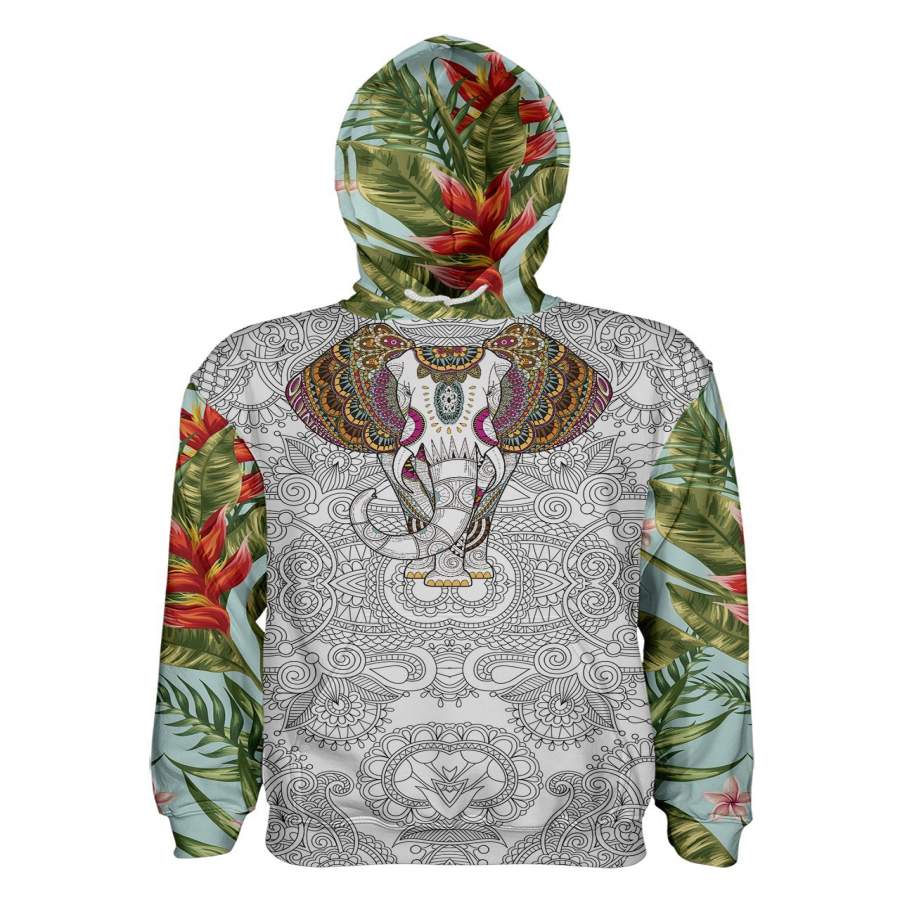 Coloring Book Pullover Hoodie ReadingLLC