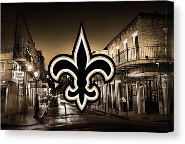 New Orleans Saints Artwork Nicholas Legault Canvas Print