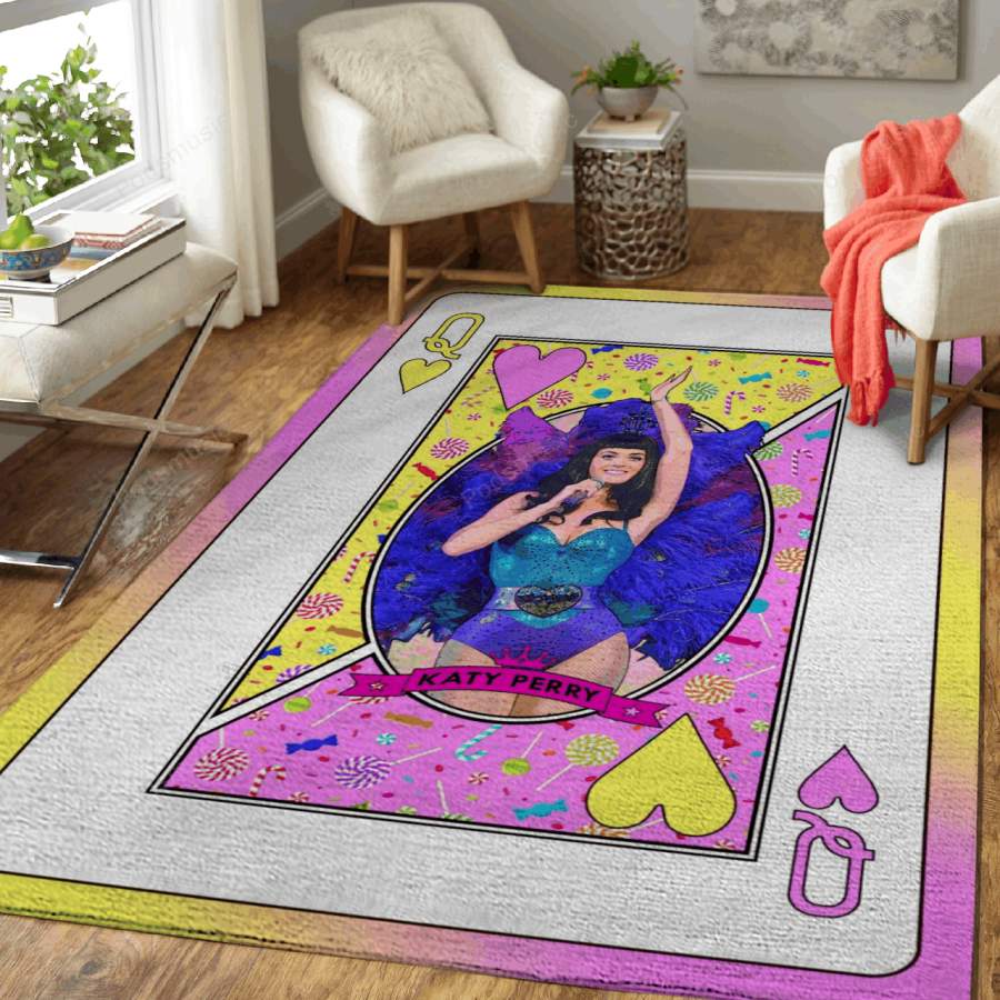 Queen Katy Perry – Queens Of Music Art For Fans Area Rug Living Room Carpet Floor Decor