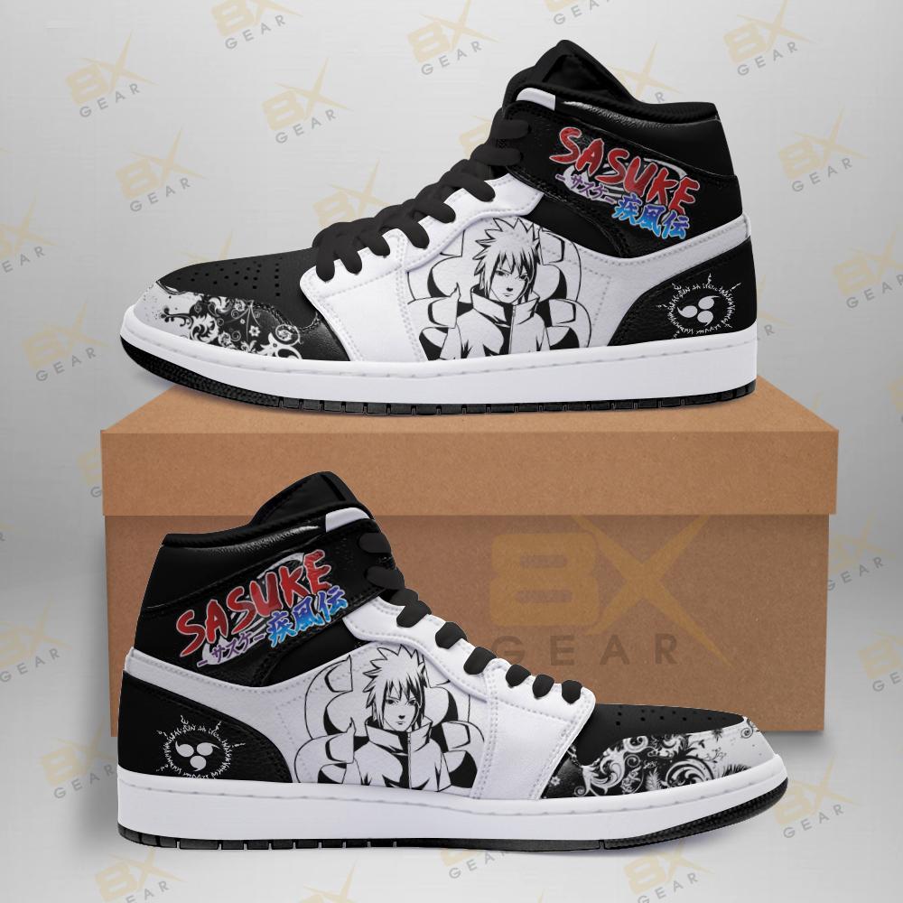 Bw Sasuke Shoes Naruto Jd Sneakers Anime Fan Gift