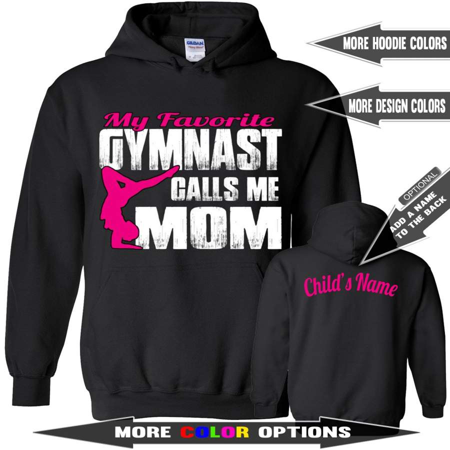 My Favorite Gymnast Calls Me Mom Gymnastics Mom Hoodie