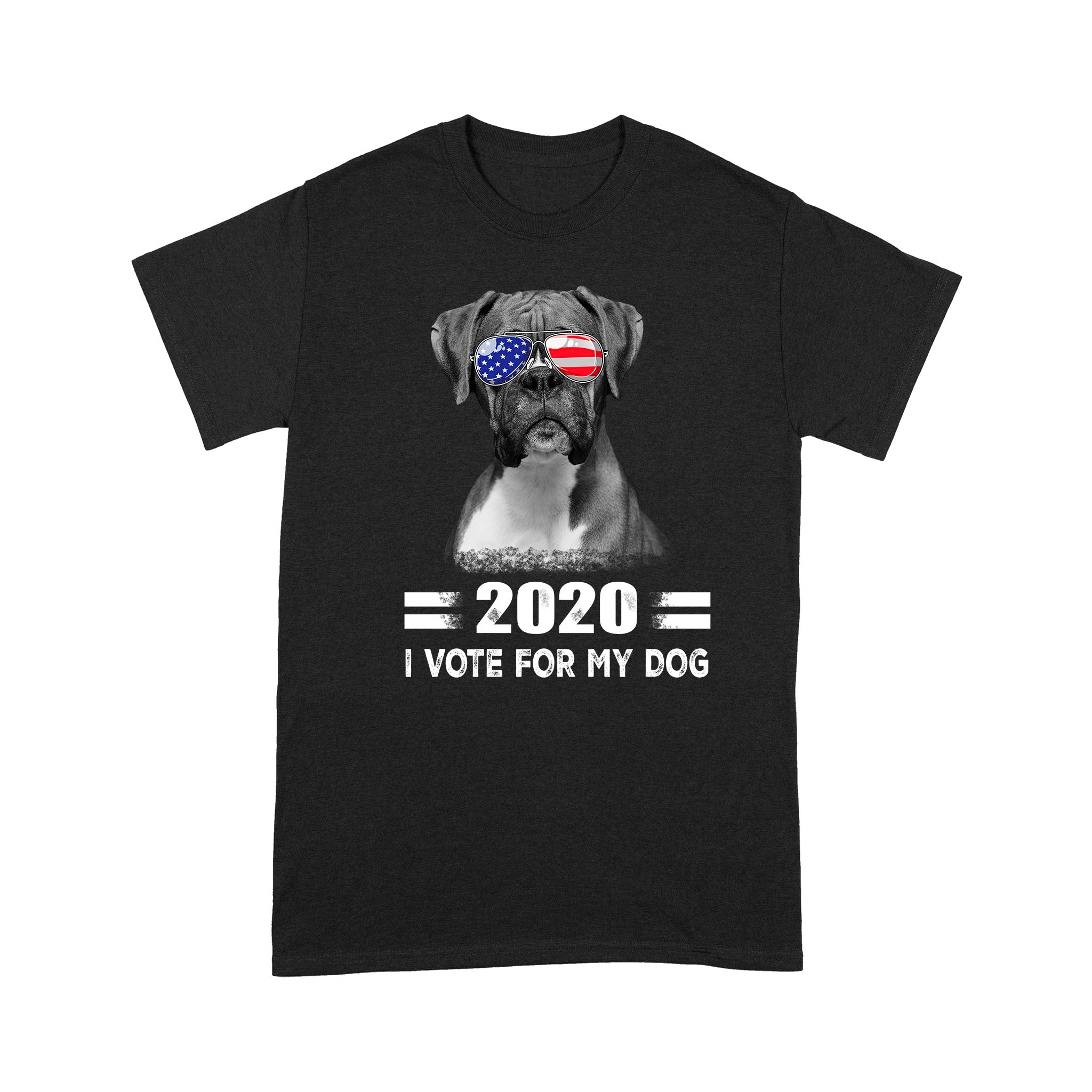 Boxers Dog Lovers I Vote For My Dog – Standard T-shirt