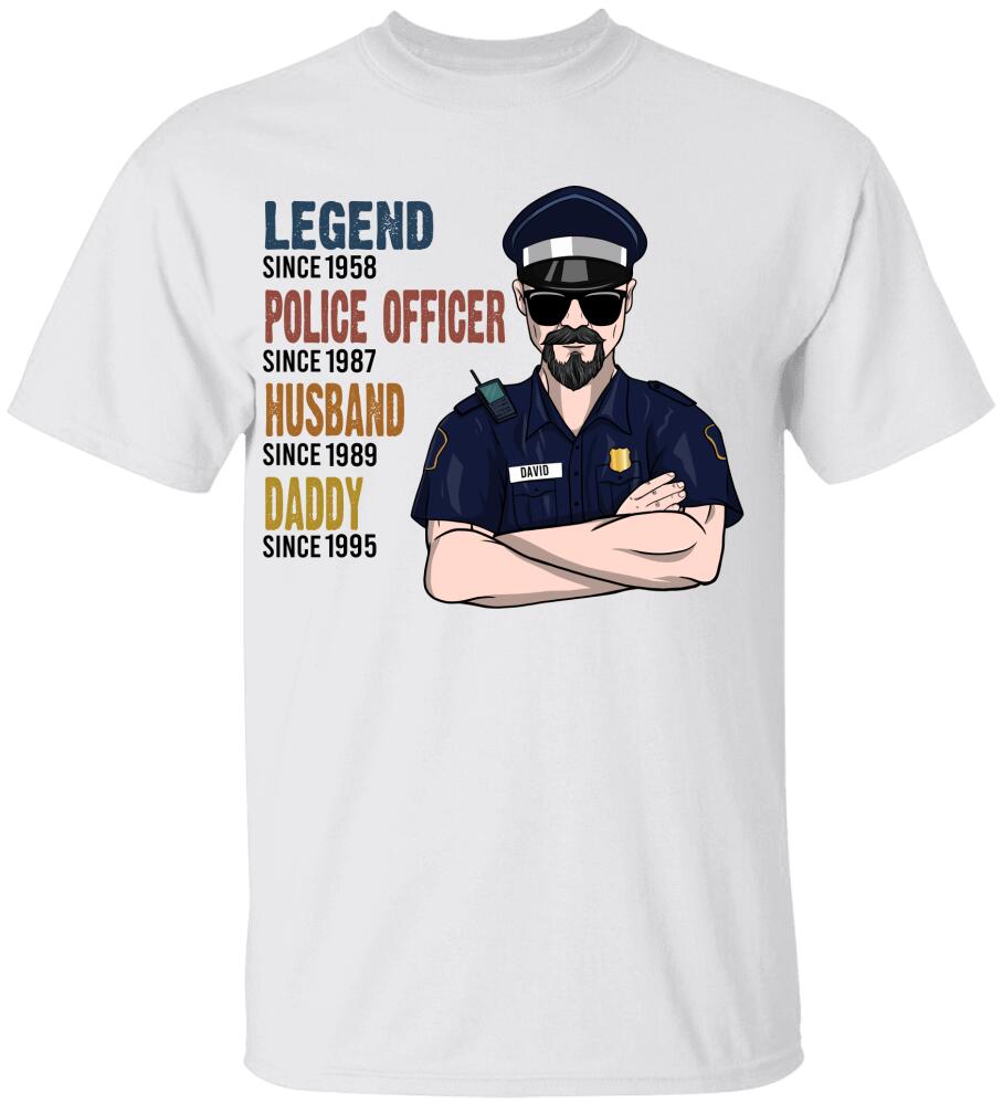 Police Legend – Personalized Shirts