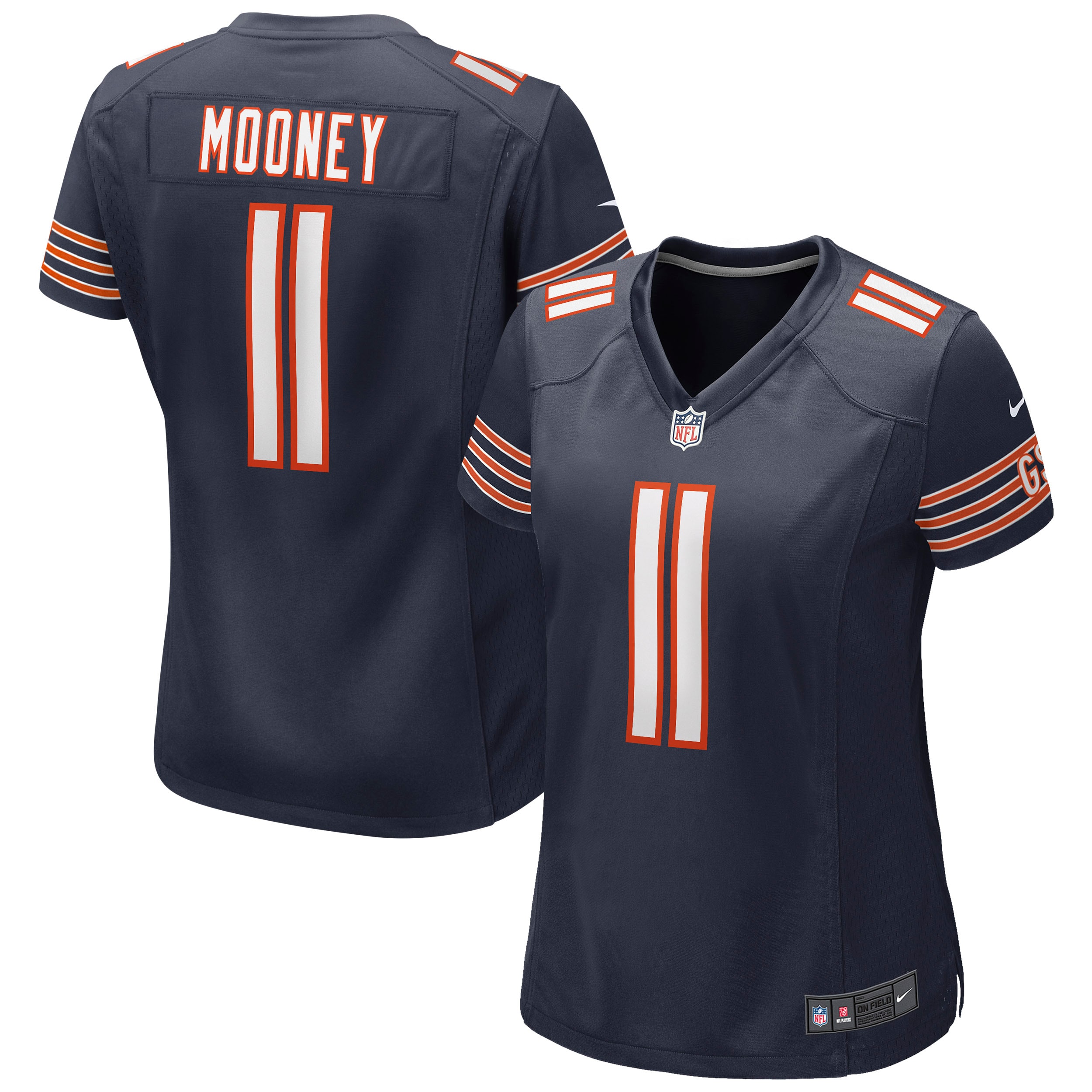 Women’s Chicago Bears Darnell Mooney Navy Game Jersey