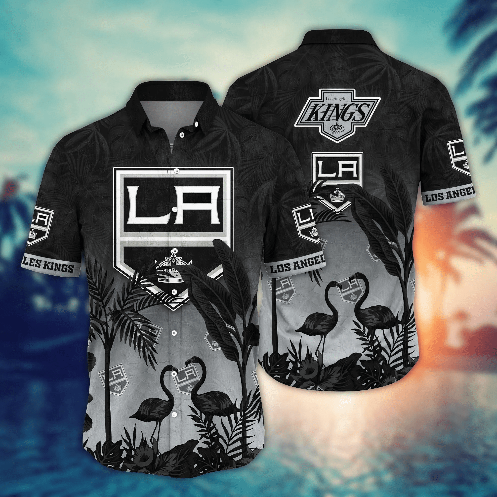 Los Angeles Kings Nhl Hawaiian Shirt Air Conditioningtime Aloha Shirt