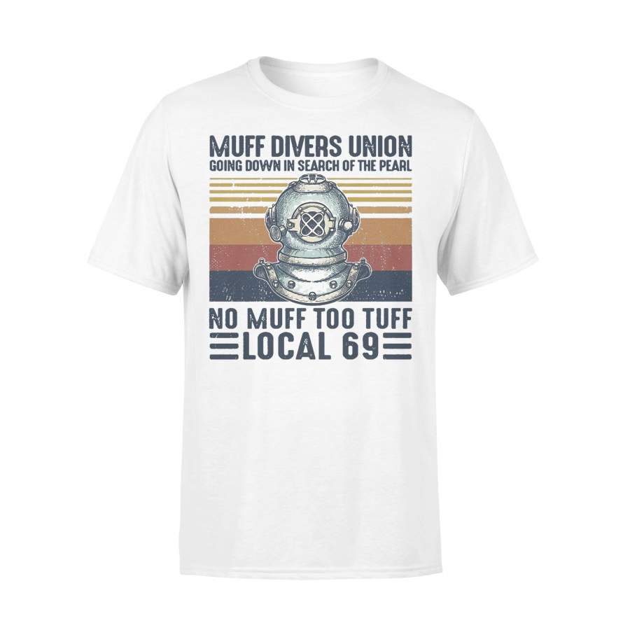 Vintage Muff Divers Union Going Down In Search Of The Pearl T-shirt