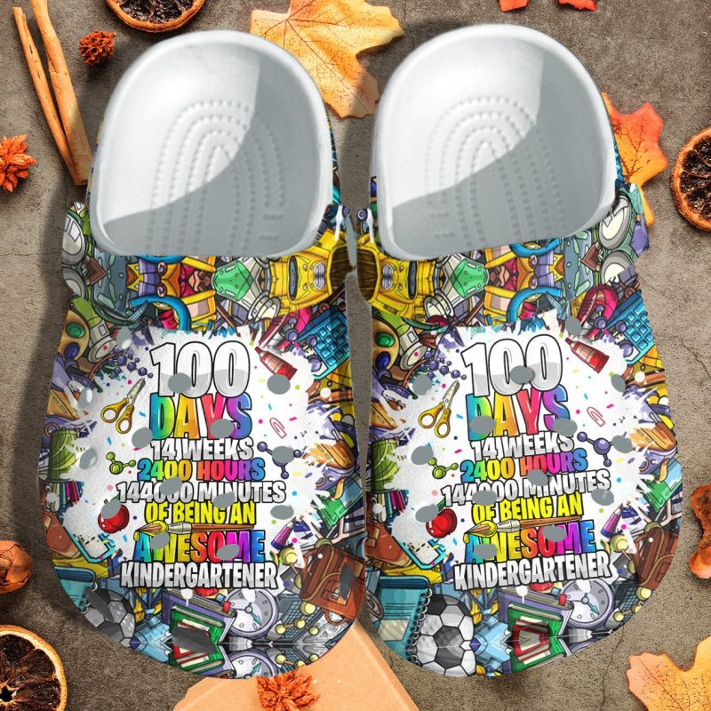 Being An Awesome Kindergartener Shoes Crocbland Clog Gift