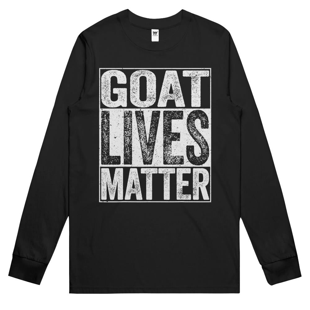 Goat Lives Matter Long Sleeve T Shirts Animal Lover Gift Long Sleeve T Shirts