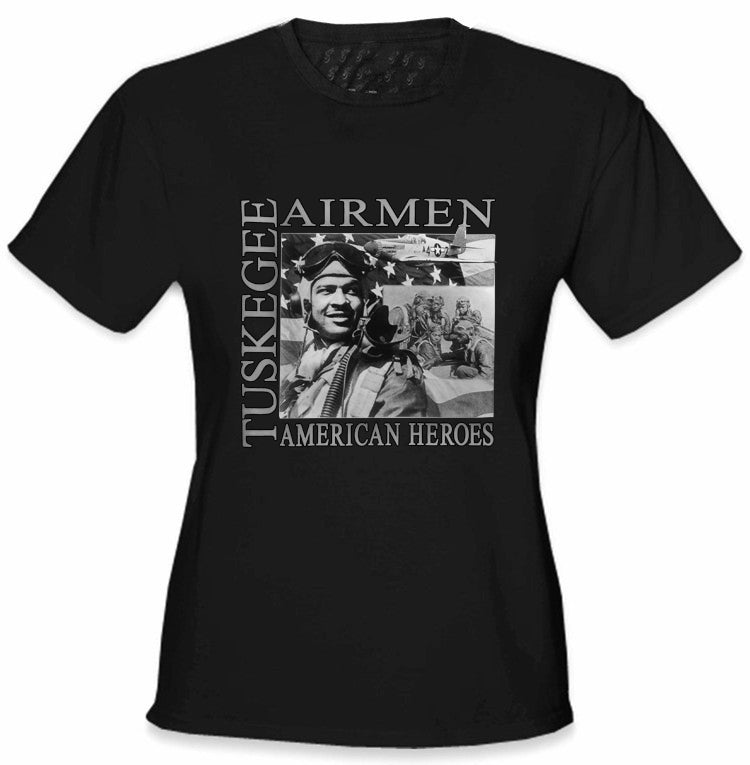 African American Heroes – Tuskegee Airmen Girl’s T-Shirt